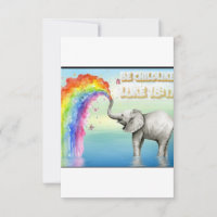 Save the Date Invitation Elephant and Scripture