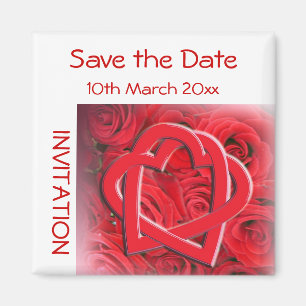Save the Date Invitation Magnet