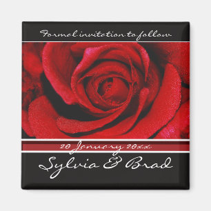 Save the date invitation magnets