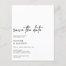 Save The Date Invitation