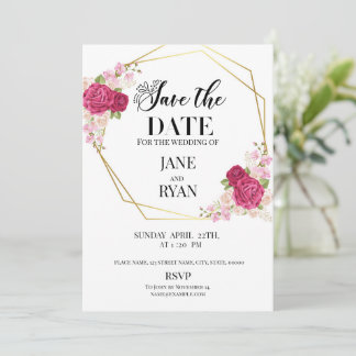 Save The Date Invitation Template