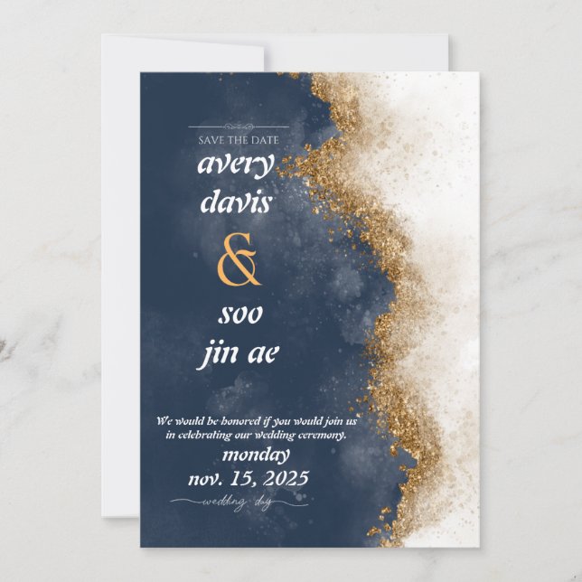 save the date invitations (Front)