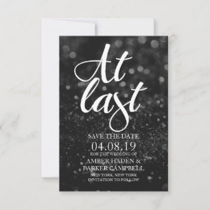 Save the Date Invite   At Last Fab