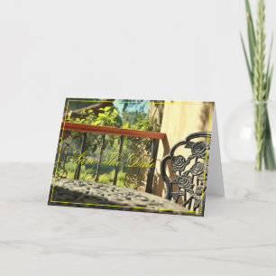 Save The Date Italian Villa Feel Greeting Card
