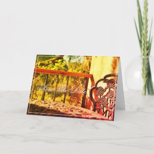 Save The Date Italian Villa Feel Greeting Card