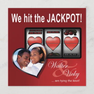 Save The Date Jackpot personnalisé Las Vegas Enregistrer la date