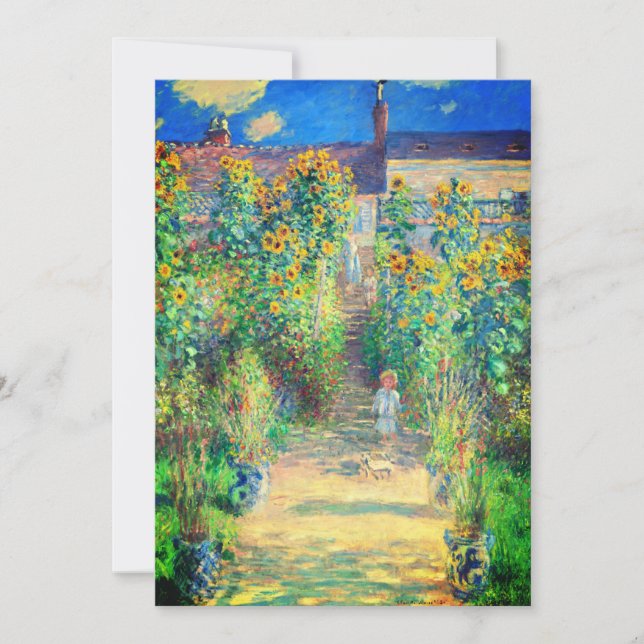 Save The Date Jardin aux fleurs de Monet (Devant)