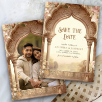 Jardin Floral Indien Palais Arche Mariage Photo