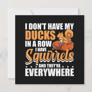 Save The Date Je n'ai pas mes canards dans une rangée j'ai des é