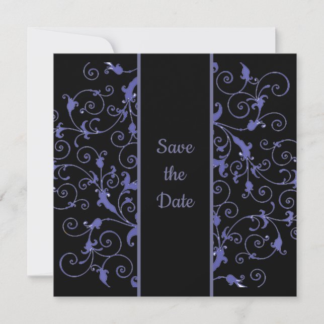 Save The Date Joli Floral Enregistrer La Date (Devant)