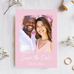 Save The Date Joli rose amour coeur photo Enregistrer la date Ca