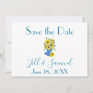 Save The Date Joli tournesol