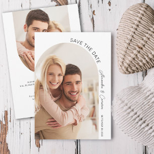 Save The Date Jolie Arch 2 PhotosScript moderne