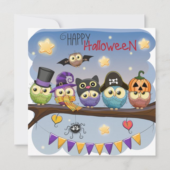 Save The Date Joyeux Halloween (Devant)