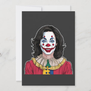Save The Date Kamala Harris Éffrayant Halloween Clown Election 2