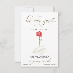 Save The Date La beauté et la bête sauvez la date de l'annonce