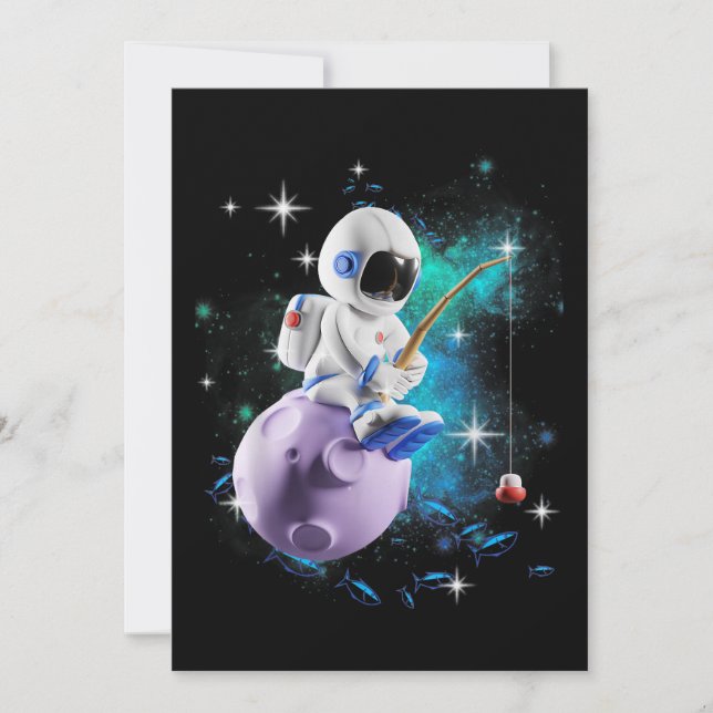 Save The Date La Pêche Des Astronautes Dans L'Espace Galaxique (Devant)