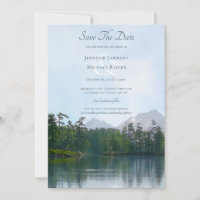 Lac dans les montagnes nature rustique mariage