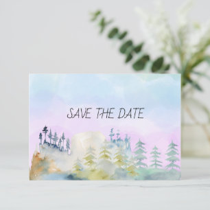 Save The Date Lake Resort Mariage Dans Les Montagnes