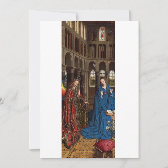 Save The Date L'Annonciation de Van Eyck Premium Lumière Cathédr (Devant)