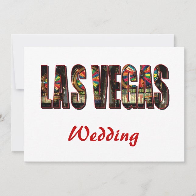 Save The Date Las Vegas Mariage Enregistrer la date (Devant)