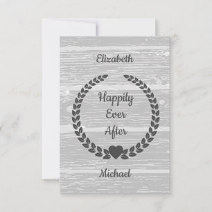 Save The Date Le Bois De Serre Rustique Gris Heureusement Après 