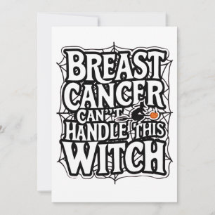 Save The Date Le cancer du sein ne peut pas gérer cette sorcière