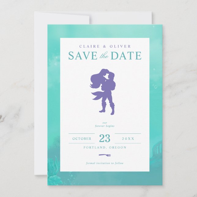 Save The Date Le château de Cendrillon | Enregistrer la date (Devant)