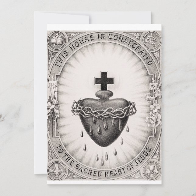 Save The Date Le Coeur le plus sacré de Jésus-Christ (Devant)