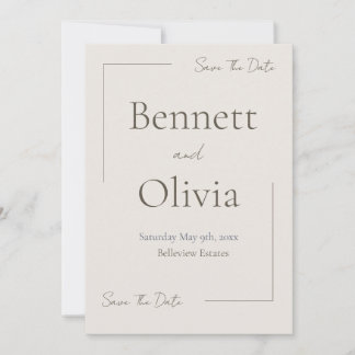 Save The Date Le Mariage De Saison Douce Enregistrer La Date