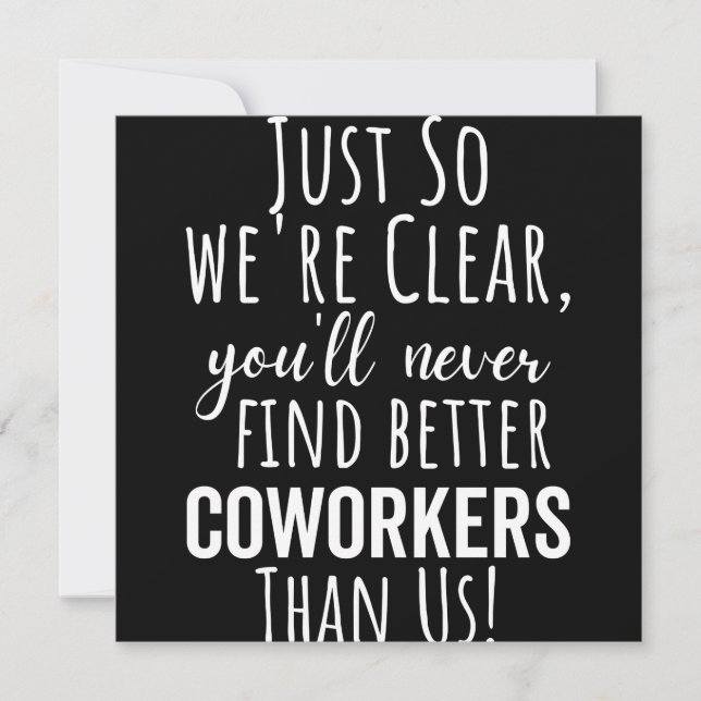SAVE THE DATE LE MEILLEUR CADEAU POUR QUITTER LES COWORKERS (Devant)