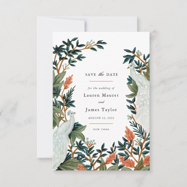 Save The Date Le Paon (Devant)