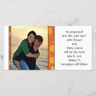 Save The Date Le pois orange fait gagner la date