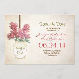 Save The Date le pot et les lilas de maçon font gagner la date