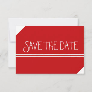 Save The Date Le rouge et le blanc font gagner la date