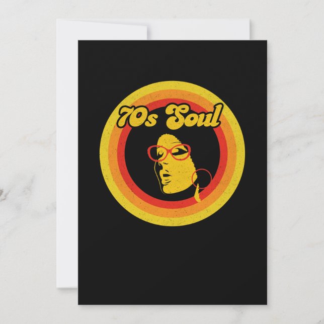 Save The Date les années 70 Retro Soul Music Gerne Soul Music (Devant)