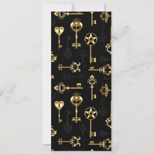 Save The Date Les Patters de Seamless avec Golden Keys (Devant)