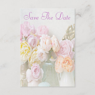 Save The Date Les roses romantiques dans des pots font gagner la