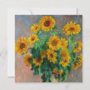 Save The Date Les tournesols Monet