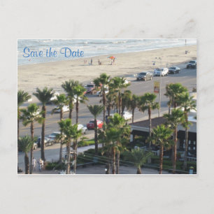 Save the Date - Let's Go to Galveston Postcard