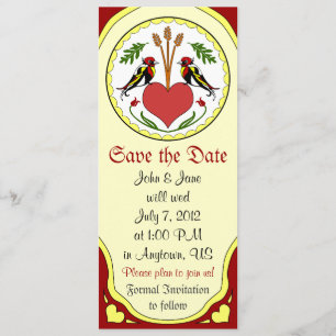 Save the Date, light - Long Happy Relationship Hex Date