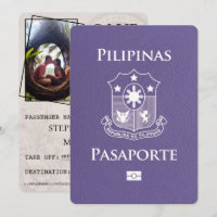 Lilac Purple Philippines Passeport Enregistrer La 