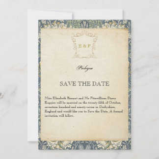 Save The Date Livre Page Mariage Style Victorien Enregistrer la 