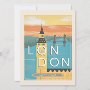 Save The Date Londres   Enregistrer la date - Photo