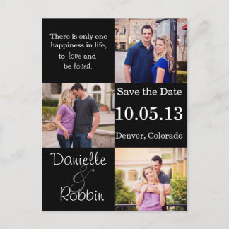 Save the Date - Love and be loved Announcement Postcard