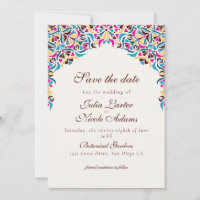 Luxe Fantaisiste Mariage Floral Bordure Style Ivoi