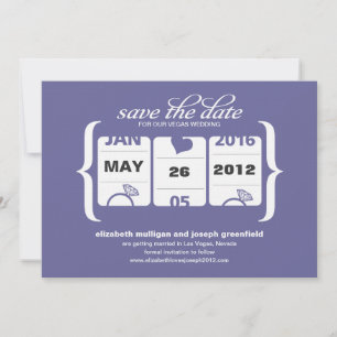 Save The Date Machine à Sous Enregistrez la Date - Mariage