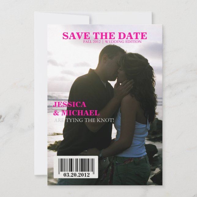 Save The Date Magazine Enregistrer la date (Devant)