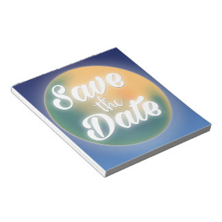Save the Date Magical Moon Notepad