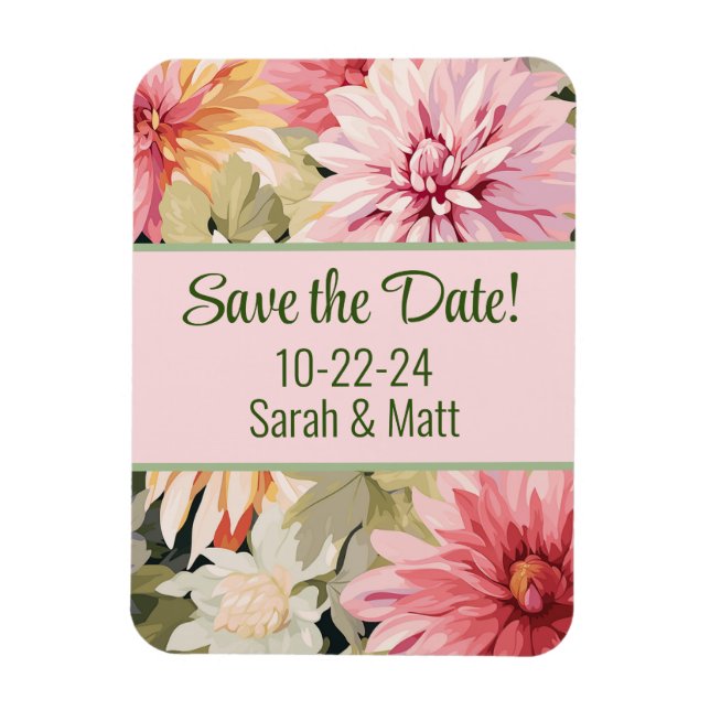 Save the date magnet (Vertical)